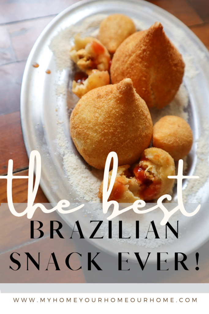 authentic Brazilian chicken coxinha recipe
