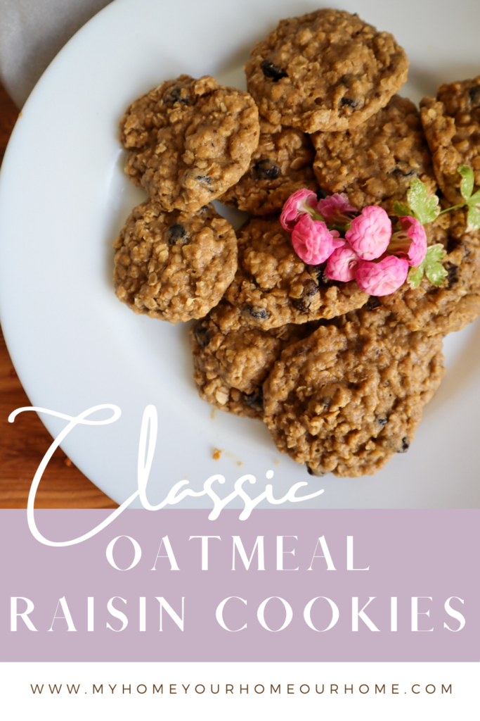 perfect oatmeal raisin cookies